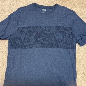Izod Men's Blue Graphic T-Shirt